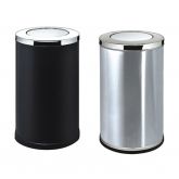Thùng rác inox tròn nắp bập bênh A35-G