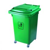 Thùng rác nhựa 60L có bánh xe