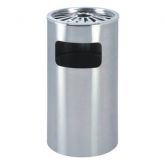 Thùng rác inox có gạt tàn thuốc lá