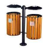 Thùng rác gỗ ngoài trời A78-B