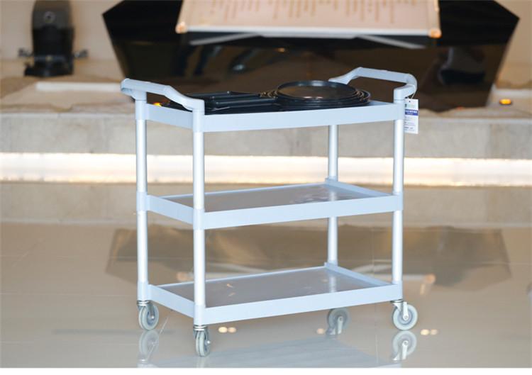 Xe đẩy thức ăn nhà hàng khách sạn bằng nhựa Xe đẩy thức ăn nhà hàng khách sạn bằng nhựa