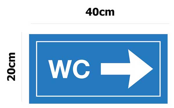 biển chỉ dẫn nhà vệ sinh