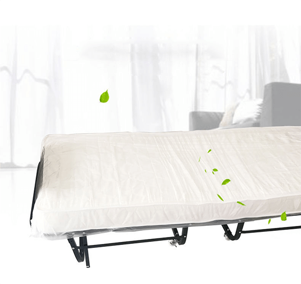 giường phụ khách sạn nệm mút Giường phụ khách sạn nệm mút trắng dày 10cm, thiết kế trang nhã