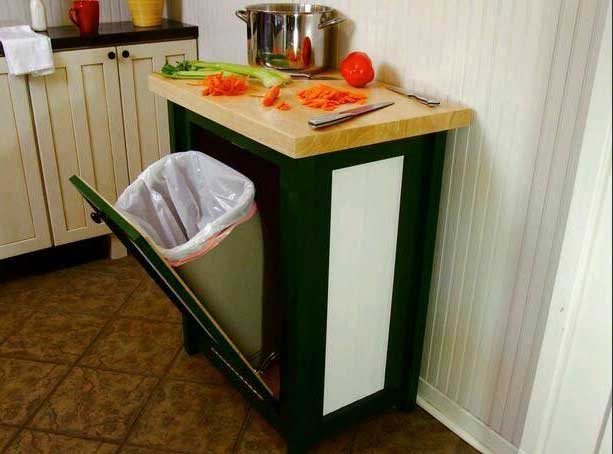 thùng rác tủ bếp