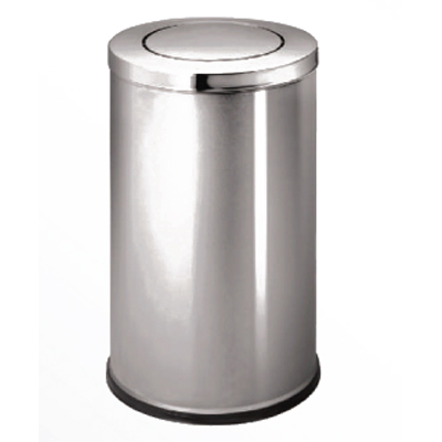 thùng đựng rác inox A35-O (TRẮNG) thùng đựng rác inox A35-O (TRẮNG)
