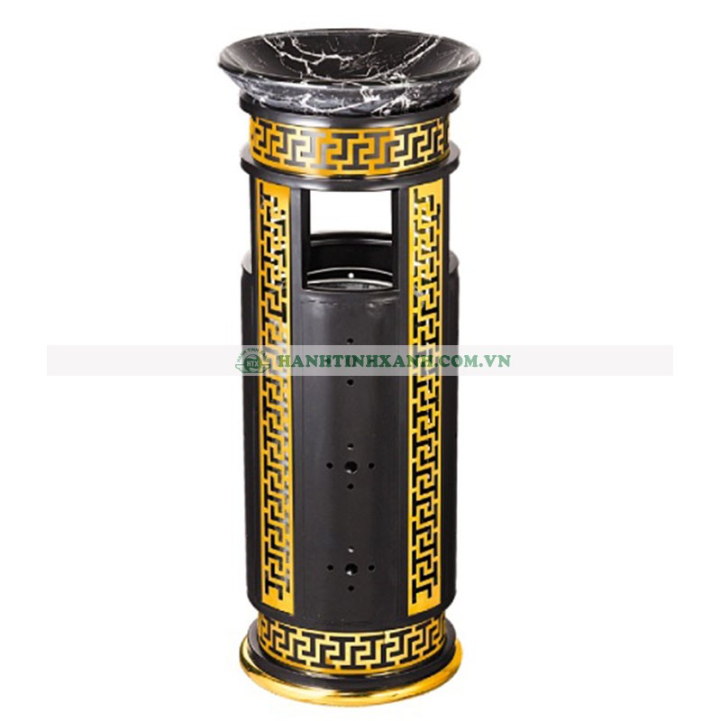 Thùng rác inox cao cấp có khay thủy tinh