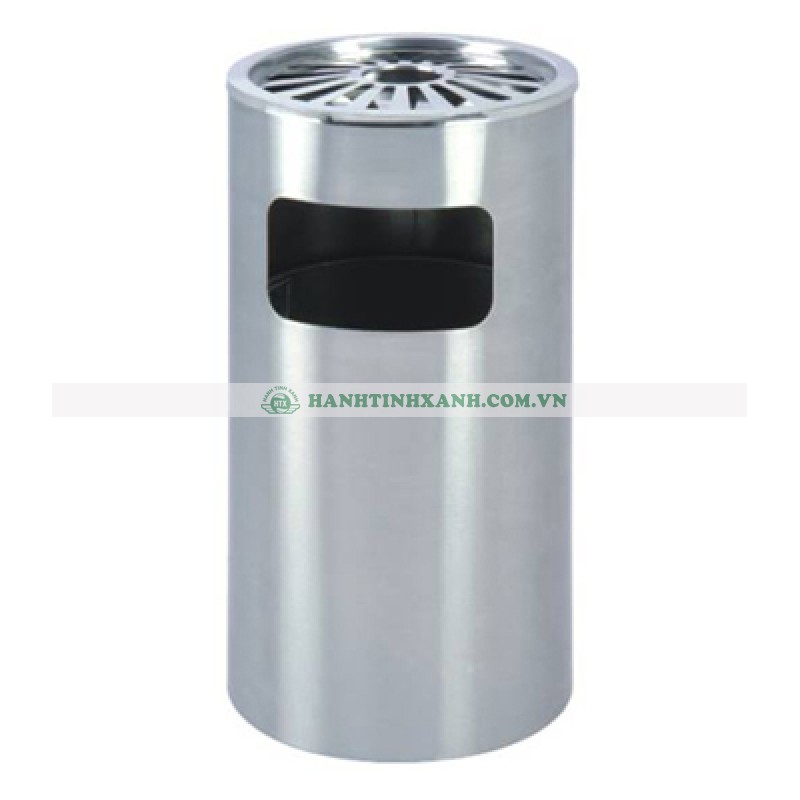 thùng rác inox có gạt tàn thùng rác inox có gạt tàn