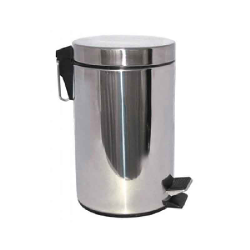 Thùng đựng rác inox đạp chân 12 Lít