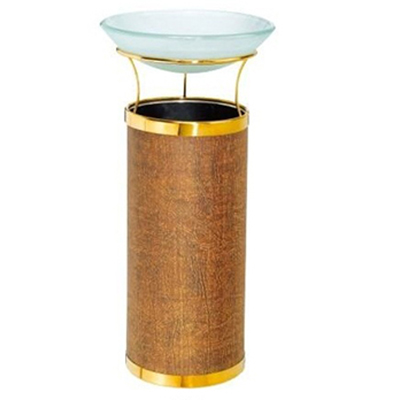 Thùng rác inox khay thủy tinh A73-A