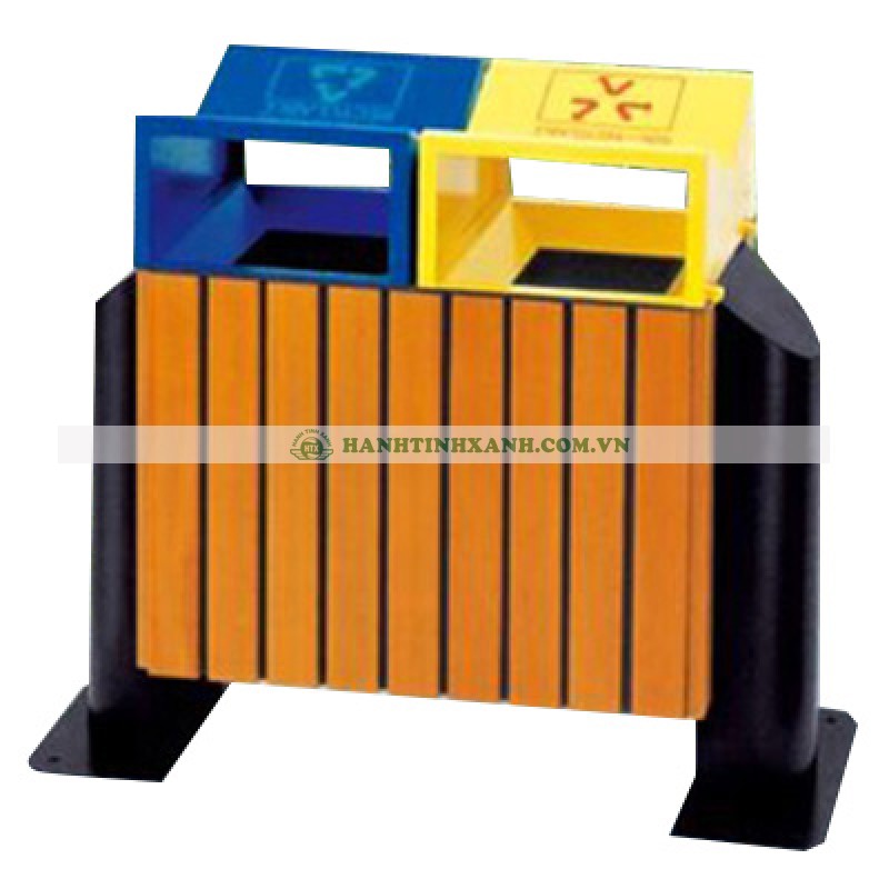 Thùng rác gỗ ngoài trời A78-L Thùng rác gỗ ngoài trời A78-L