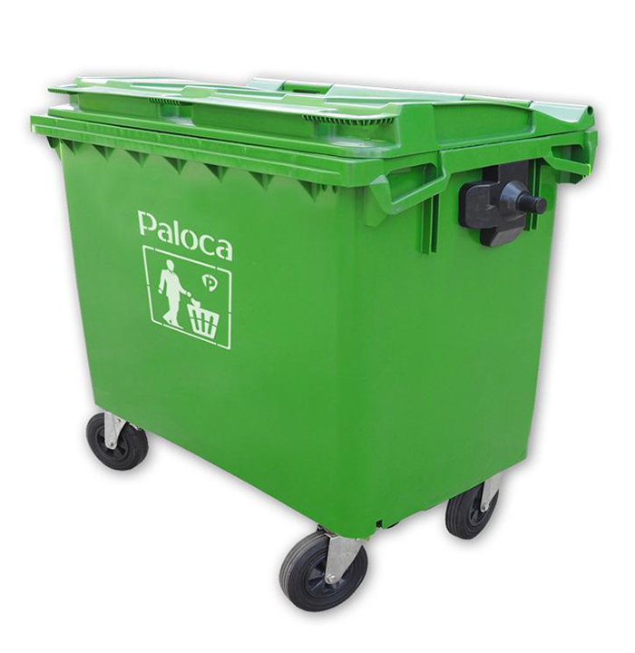 thùng rác nhựa 660 lít