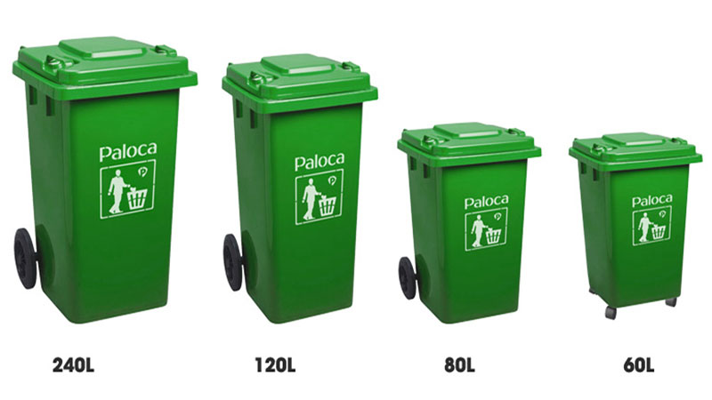 Thùng rác nhựa HDPE Thùng rác nhựa HDPE