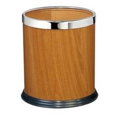Thùng đựng rác tròn văn phòng giả gỗ cao cấp Thùng đựng rác tròn văn phòng giả gỗ cao cấp