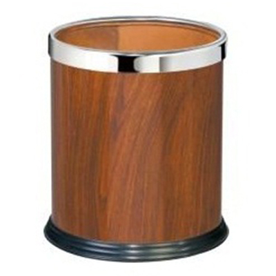 Thùng rác tròn văn phòng giả gỗ