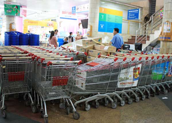 xe đẩy hàng trong siêu thị xe đẩy hàng trong siêu thị
