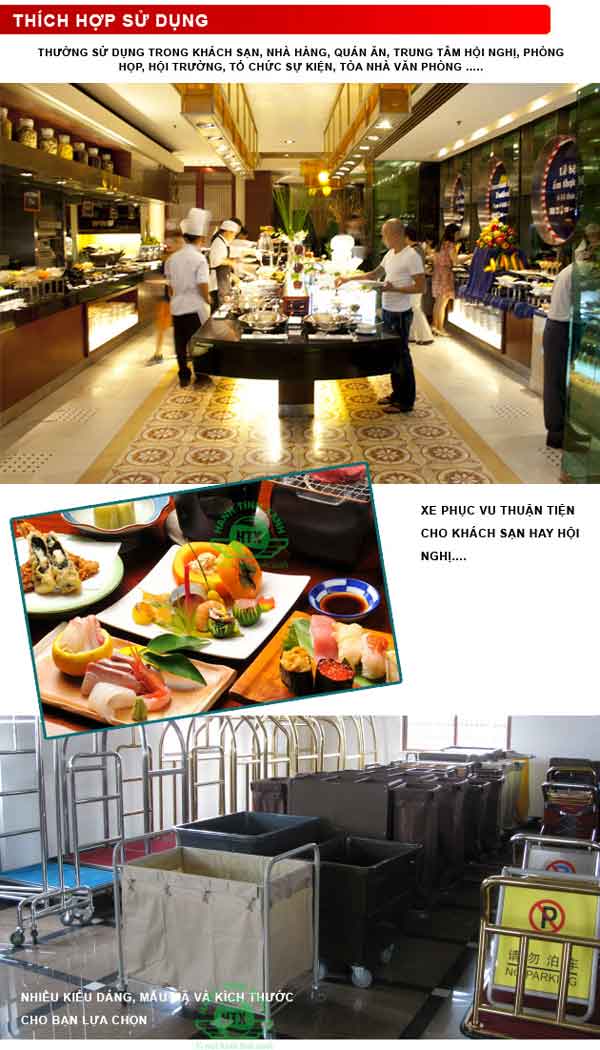 xe đẩy thức ăn 3 tầng bằng nhựa