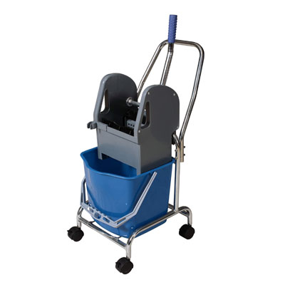 Xe vắt móp đơn 17 lít khung inox 