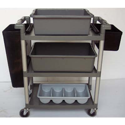 Xe thu gom đồ trong nhà hàng khách sạn