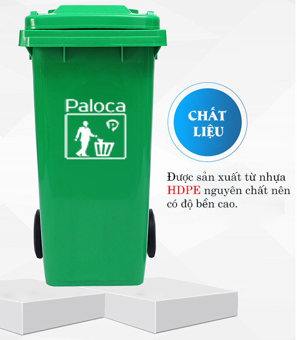 thùng rác công cộng 120 lít