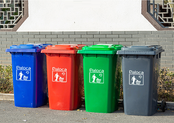 giá thùng rác công cộng 240 lít