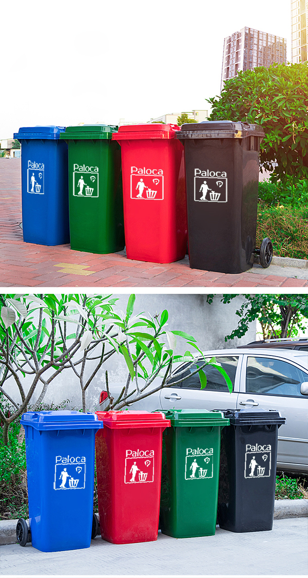 thùng rác công nghiệp 120l