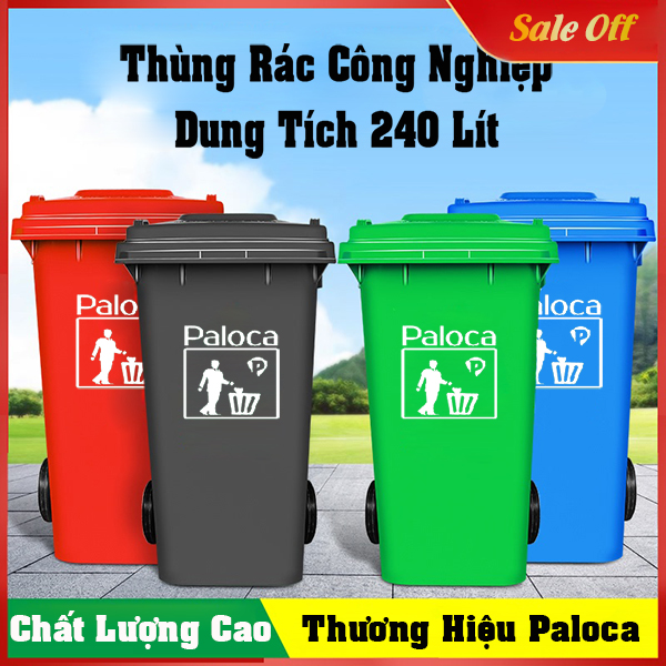 thùng rác công nghiệp 240 lít