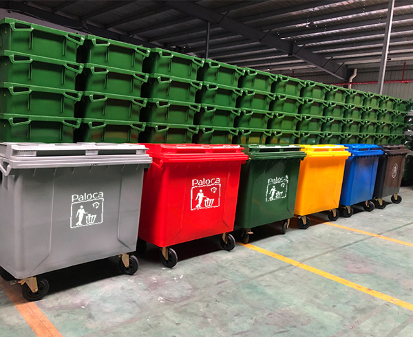 thùng rác công nghiệp 660l