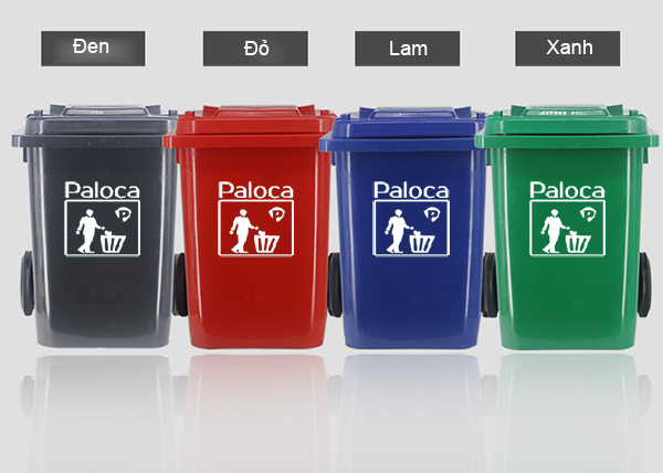 thùng rác nhựa 80 lít