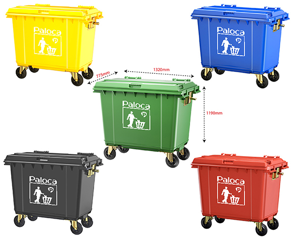 Thùng rác nhựa HDPE thương hiệu Paloca