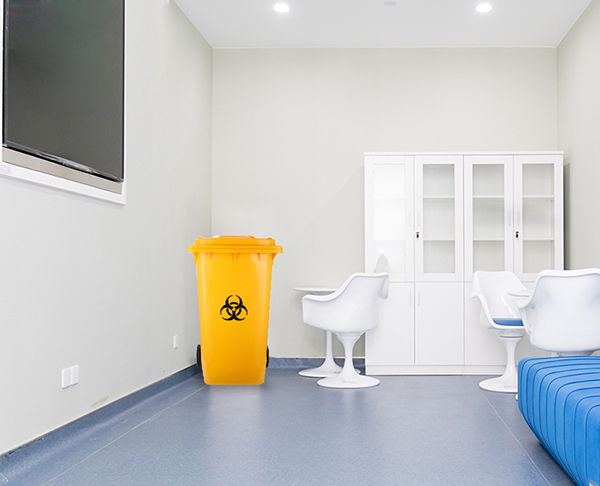 Thùng rác y tế 120l nhập khẩu Paloca