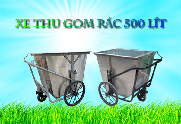 Xe thu gom rác 500 lít