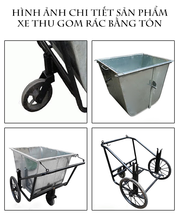 Xe thu gom rác 400 lít