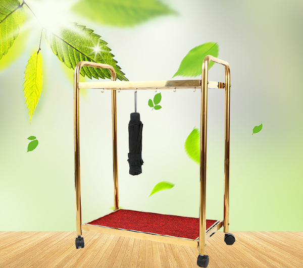 Kệ để ô dù inox mạ vàng cao cấp - hàng loại 1