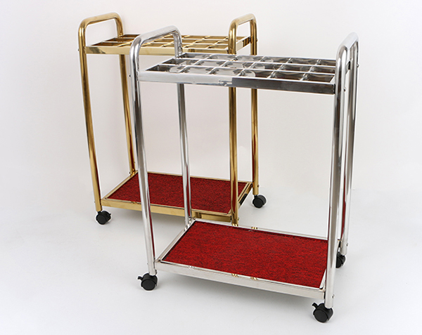 Mẫu giá để ô bằng Inox 18 ngăn tại Hành Tinh Xanh