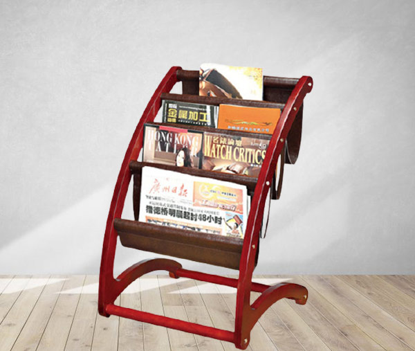 Mẫu kệ để tạp chí, sách báo bằng gỗ tự nhiên cao cấp