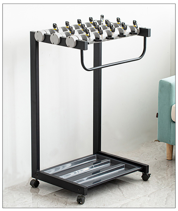 Giá kệ để ô bằng thép phun sơn 18 ô