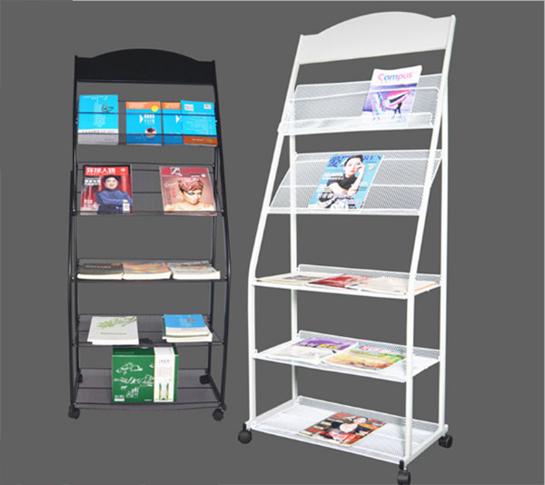 Kệ tạp chí thép phun sơn chất lượng cao