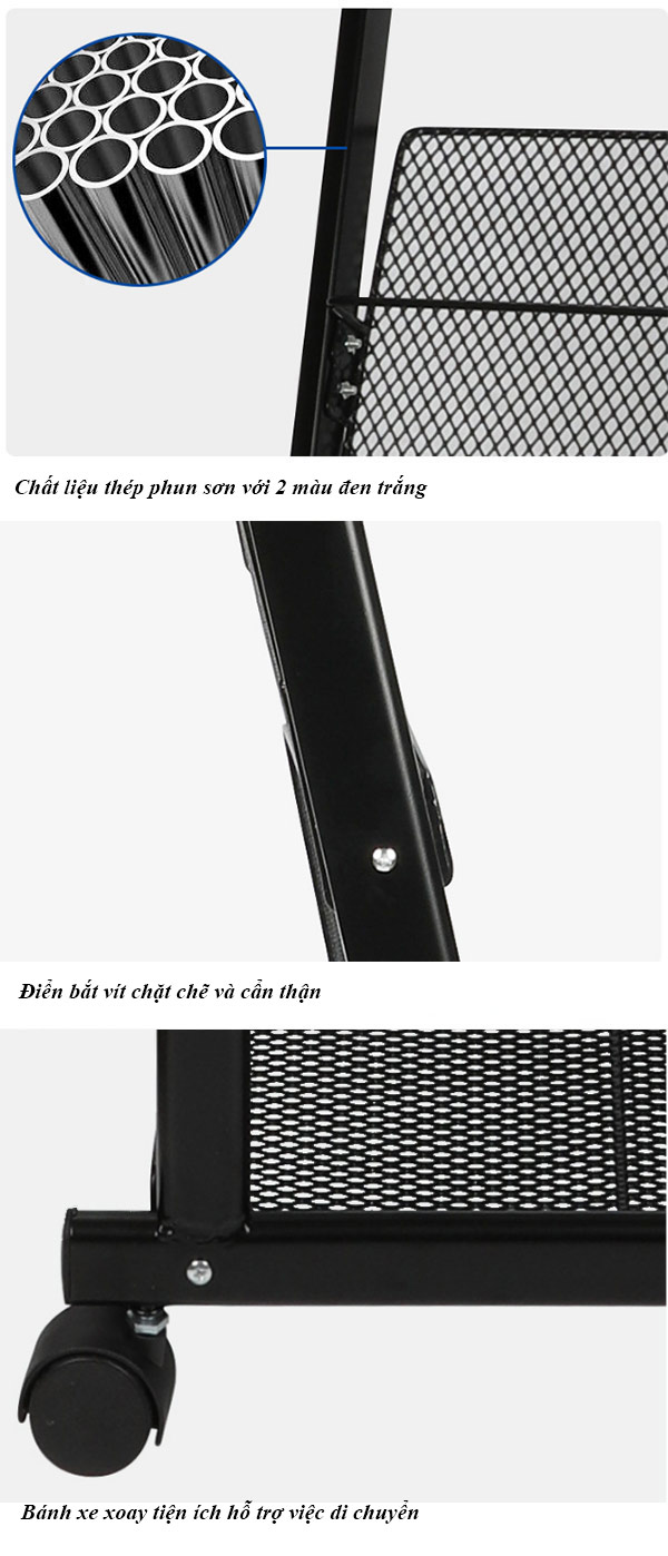 Các đặc điểm cấu thành giá kệ