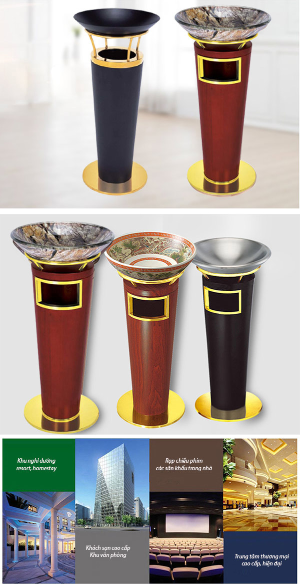 Lựa chọn vị trí lắp đặt mẫu thùng rác đẹp