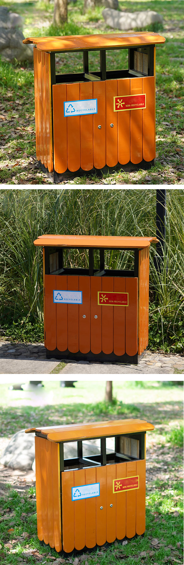 Mẫu thùng rác khá bền với điều kiện thời tiết ở Việt Nam