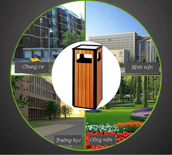 Sản phẩm phù hợp với những không gian xanh