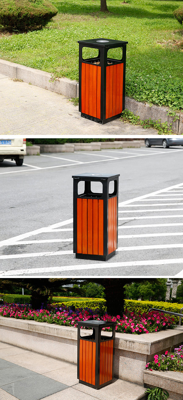 Mẫu thùng rác ngoài trời đẹp, ấn tượng