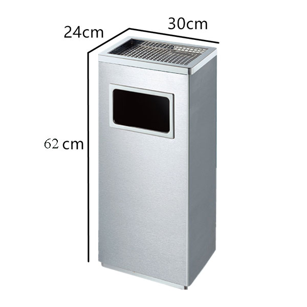 Thùng rác inox hình chữ nhật