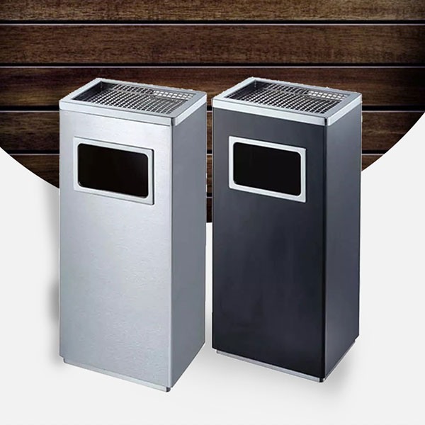 Thùng rác inox hình chữ nhật