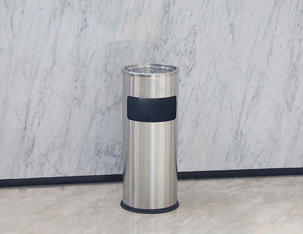 Thùng rác làm từ inox trắng 201