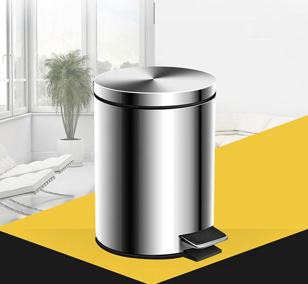 Thùng rác inox đạp chân gia đình