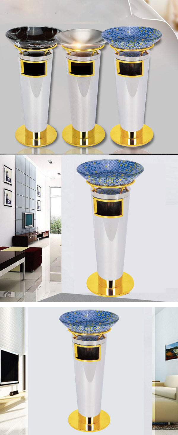 Mẫu thùng rác đẹp phù hợp với những không gian sang trọng