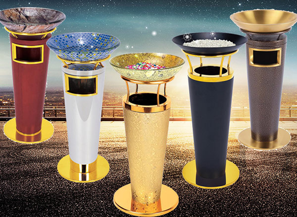 Những mẫu thùng rác tiền sảnh khách sạn, nhà hàng đẹp được Hành Tinh Xanh phân phối