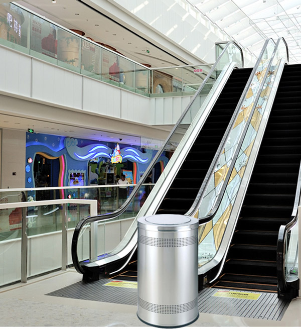 Thùng rác inox nắp bập bênh