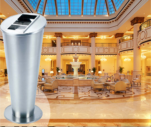 Những không gian sang trọng rất ưa chuộng mẫu thùng rác gạt tàn này